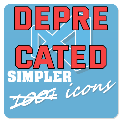 [Deprecated] VSCode simpler Icons with Angular