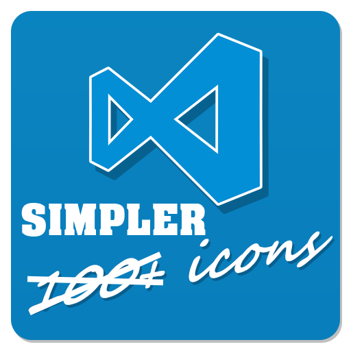 VSCode simpler Icons with Angular